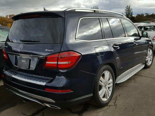 4JGDF6EE3HA994314 - 2017 MERCEDES-BENZ GLS 450 4M BLUE photo 4