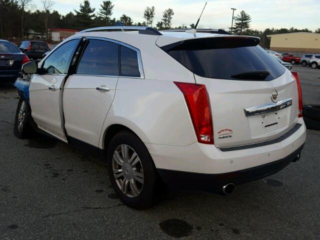 3GYFNAEY6AS610781 - 2010 CADILLAC SRX LUXURY WHITE photo 3