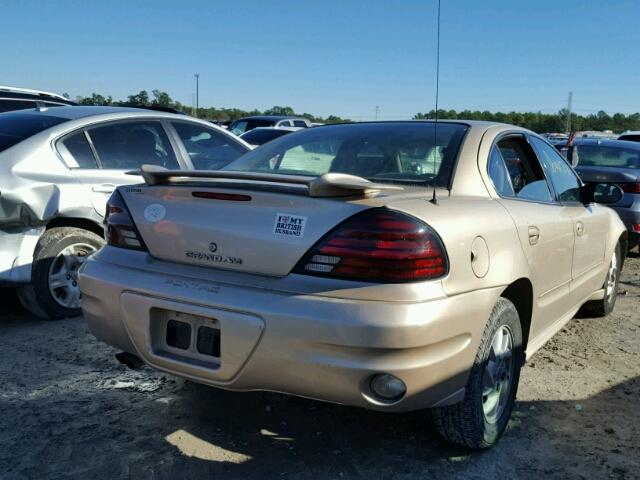 1G2NF52E84C257099 - 2004 PONTIAC GRAND AM S 金色 照片 4