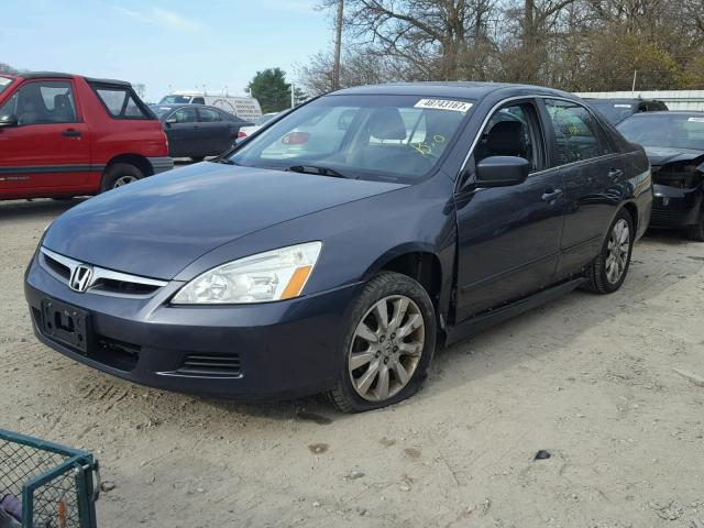 1HGCM66846A062099 - 2006 HONDA ACCORD EX GRAY photo 2