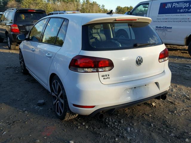 WVWGD7AJ8CW046972 - 2012 VOLKSWAGEN GTI WHITE photo 3