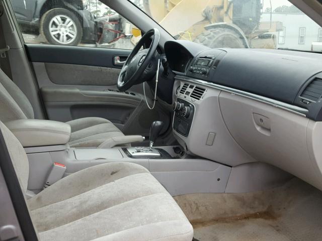 5NPEU46FX7H292105 - 2007 HYUNDAI SONATA SE GRAY photo 5