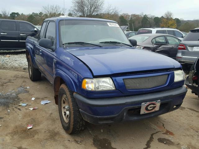 4F4YR16V03TM07036 - 2003 MAZDA B3000 CAB BLUE photo 1