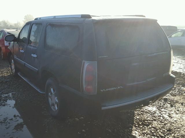 1GKFK66847J306700 - 2007 GMC YUKON XL D BLACK photo 3