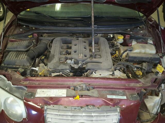 2C3AE66G31H660337 - 2001 CHRYSLER 300M RED photo 7