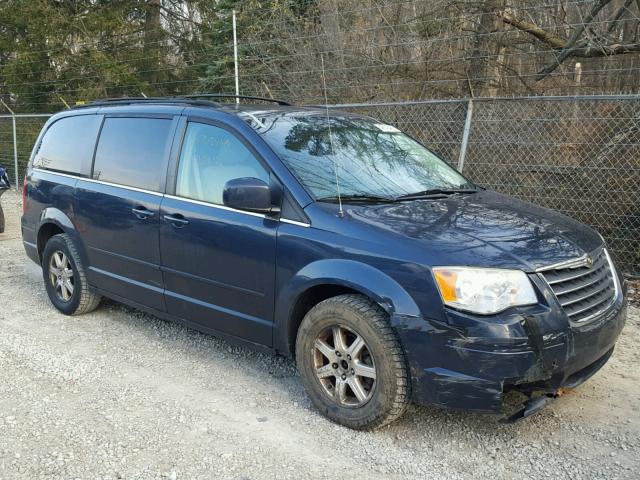 2A8HR54P38R760124 - 2008 CHRYSLER TOWN & COU BLUE photo 1