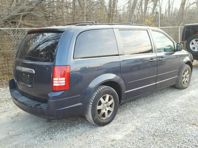 2A8HR54P38R760124 - 2008 CHRYSLER TOWN & COU BLUE photo 4