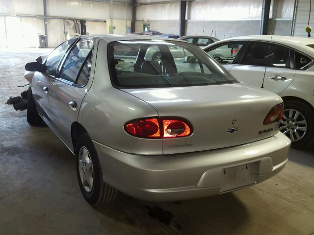 1G1JC5242Y7177038 - 2000 CHEVROLET CAVALIER SILVER photo 3