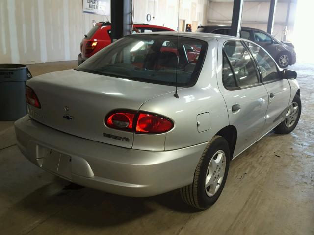 1G1JC5242Y7177038 - 2000 CHEVROLET CAVALIER SILVER photo 4