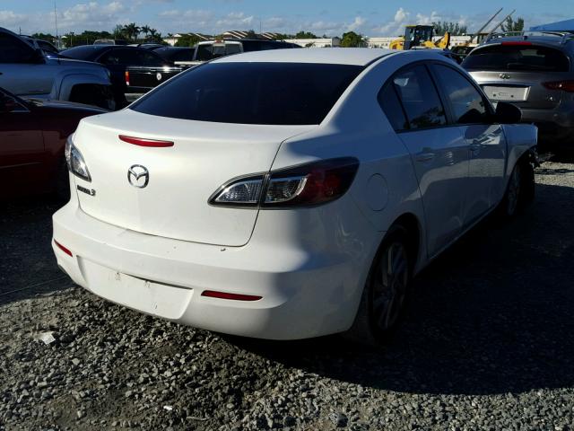 JM1BL1VF6C1507583 - 2012 MAZDA 3 I WHITE photo 4