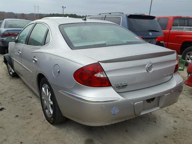 2G4WE587661279361 - 2006 BUICK LACROSSE C SILVER photo 3