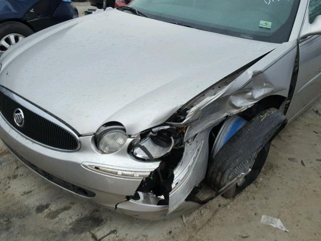 2G4WE587661279361 - 2006 BUICK LACROSSE C SILVER photo 9
