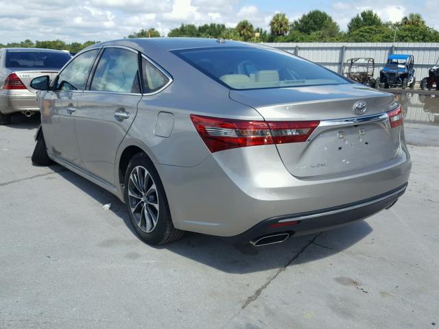 4T1BK1EB2GU222721 - 2016 TOYOTA AVALON XLE GOLD photo 3