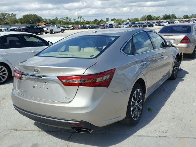 4T1BK1EB2GU222721 - 2016 TOYOTA AVALON XLE GOLD photo 4
