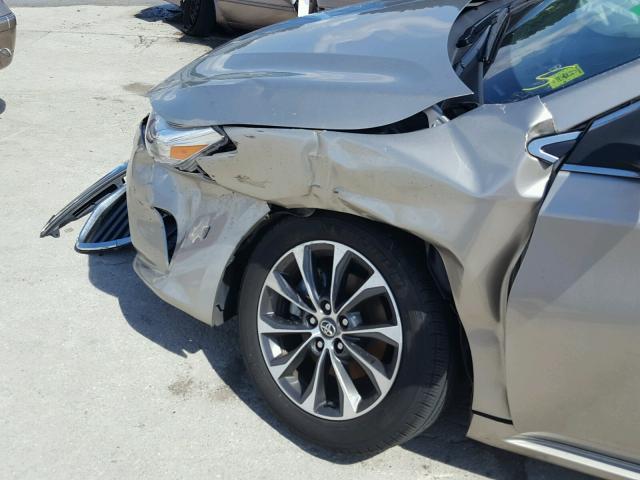 4T1BK1EB2GU222721 - 2016 TOYOTA AVALON XLE GOLD photo 9