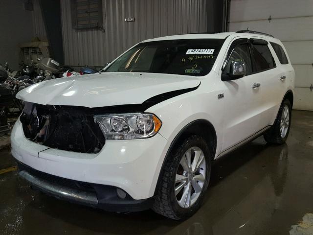 1D4SE4GT9BC648927 - 2011 DODGE DURANGO CR WHITE photo 2