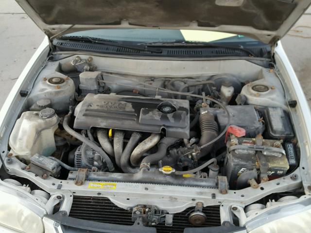 2T1BR12E31C444493 - 2001 TOYOTA COROLLA CE SILVER photo 7