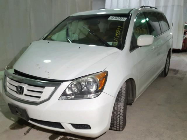 5FNRL38468B078190 - 2008 HONDA ODYSSEY EX WHITE photo 2