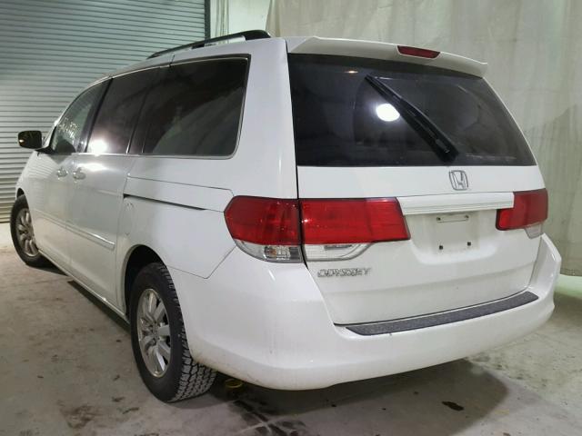 5FNRL38468B078190 - 2008 HONDA ODYSSEY EX WHITE photo 3