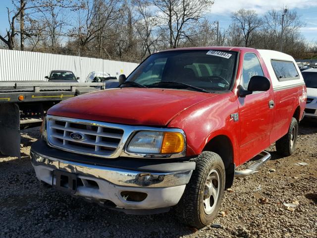 2FTRF18W64CA84523 - 2004 FORD F-150 HERI RED photo 2