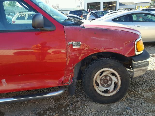 2FTRF18W64CA84523 - 2004 FORD F-150 HERI RED photo 9