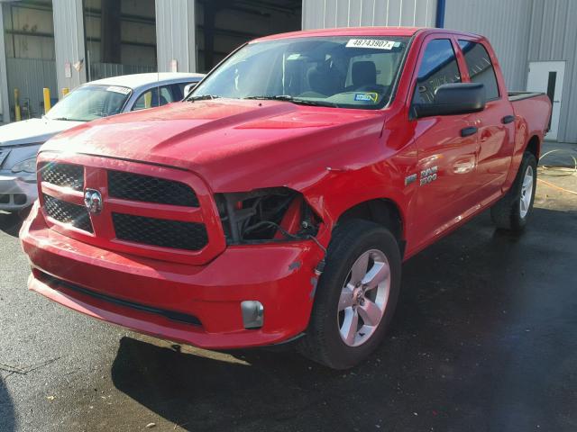 1C6RR6KT0FS535275 - 2015 RAM 1500 ST RED photo 2