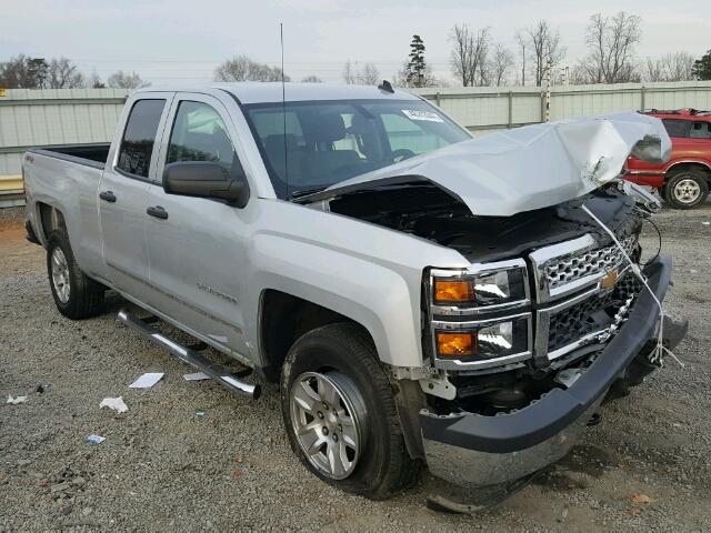 1GCVKPEH8EZ217211 - 2014 CHEVROLET SILVERADO SILVER photo 1