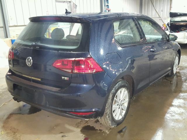3VW917AU5GM009716 - 2016 VOLKSWAGEN GOLF BASE 蓝色 照片 4
