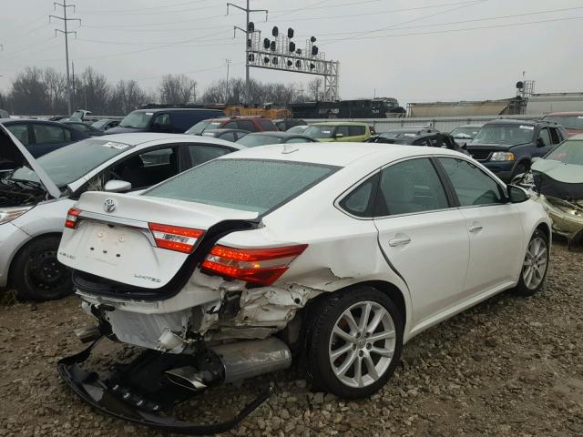 4T1BK1EB2DU010588 - 2013 TOYOTA AVALON BAS WHITE photo 4