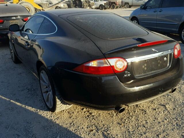 SAJWA43B575B12273 - 2007 JAGUAR XK BLACK photo 3