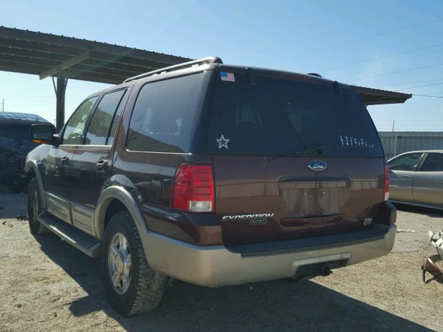 1FMPU17586LB00196 - 2006 FORD EXPEDITION BURGUNDY photo 3