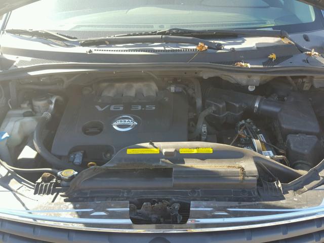 5N1BV28UX8N115888 - 2008 NISSAN QUEST S BLUE photo 7