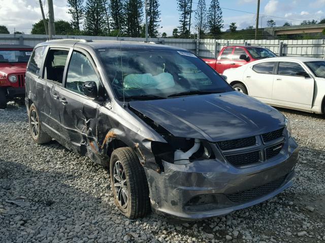 2C4RDGEG4HR858230 - 2017 DODGE GRAND CARA GRAY photo 1