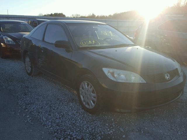 1HGEM22505L000487 - 2005 HONDA CIVIC LX 黑色 照片 1
