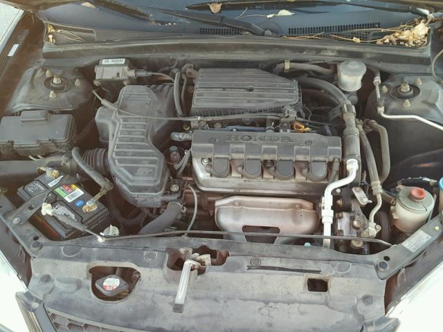 1HGEM22505L000487 - 2005 HONDA CIVIC LX 黑色 照片 7