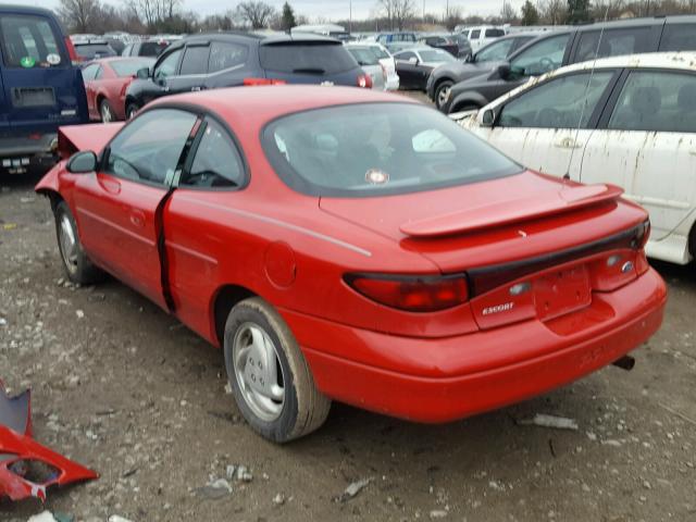 3FAKP1131YR195322 - 2000 FORD ESCORT ZX2 RED photo 3