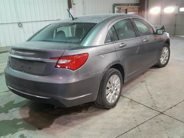 1C3CCBABXCN104930 - 2012 CHRYSLER 200 LX SILVER photo 4