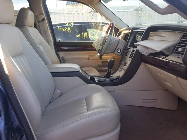 5LMEU78H23ZJ30738 - 2003 LINCOLN AVIATOR 蓝色 照片 5