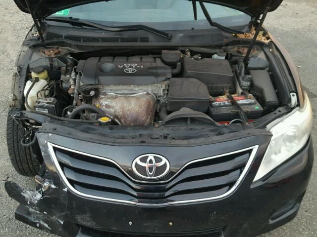 4T1BF3EK4AU042597 - 2010 TOYOTA CAMRY BASE BLACK photo 7