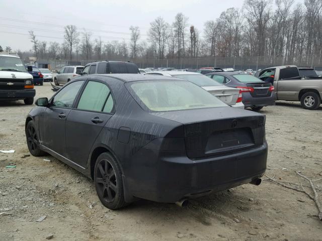 JH4CL96834C030585 - 2004 ACURA TSX BLACK photo 3