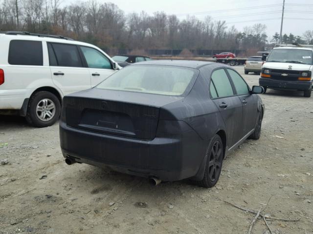 JH4CL96834C030585 - 2004 ACURA TSX BLACK photo 4