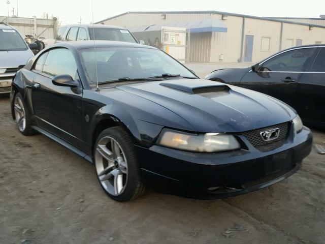 1FAFP40614F202808 - 2004 FORD MUSTANG BLACK photo 1