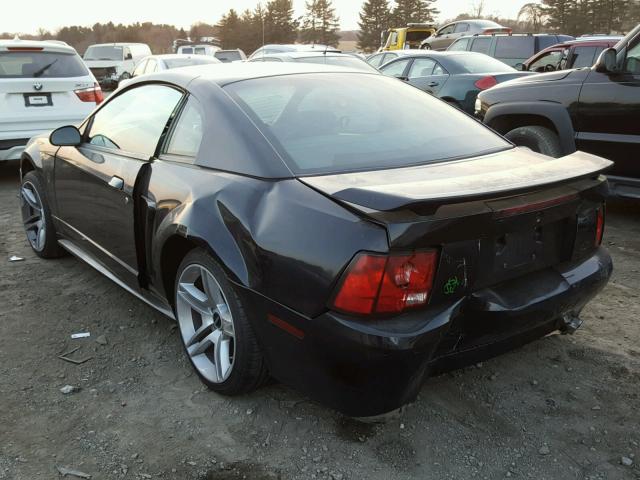 1FAFP40614F202808 - 2004 FORD MUSTANG BLACK photo 3