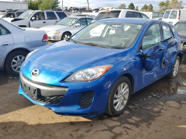 JM1BL1L81C1564455 - 2012 MAZDA 3 I BLUE photo 2