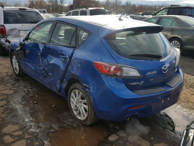 JM1BL1L81C1564455 - 2012 MAZDA 3 I BLUE photo 3