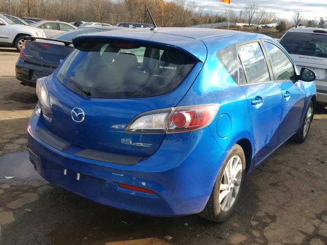 JM1BL1L81C1564455 - 2012 MAZDA 3 I BLUE photo 4