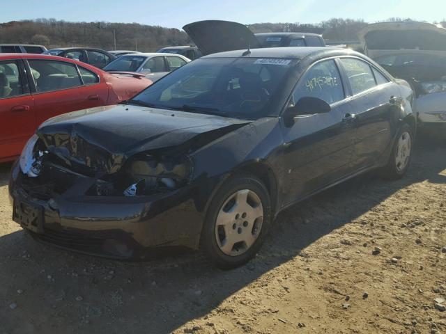 1G2ZF57B884108692 - 2008 PONTIAC G6 VALUE L BLACK photo 2