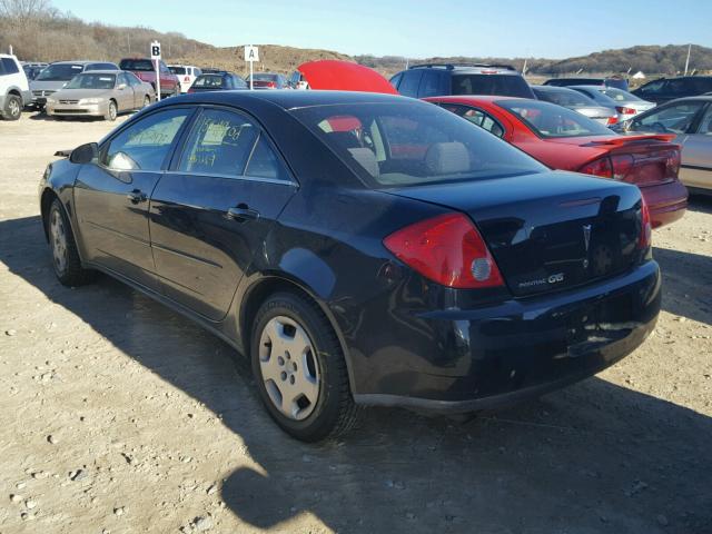 1G2ZF57B884108692 - 2008 PONTIAC G6 VALUE L BLACK photo 3