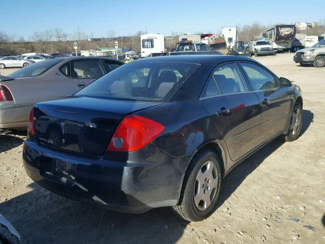 1G2ZF57B884108692 - 2008 PONTIAC G6 VALUE L BLACK photo 4