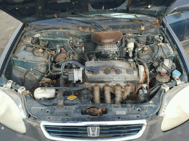 2HGEJ6675WH545174 - 1998 HONDA CIVIC LX GREEN photo 7